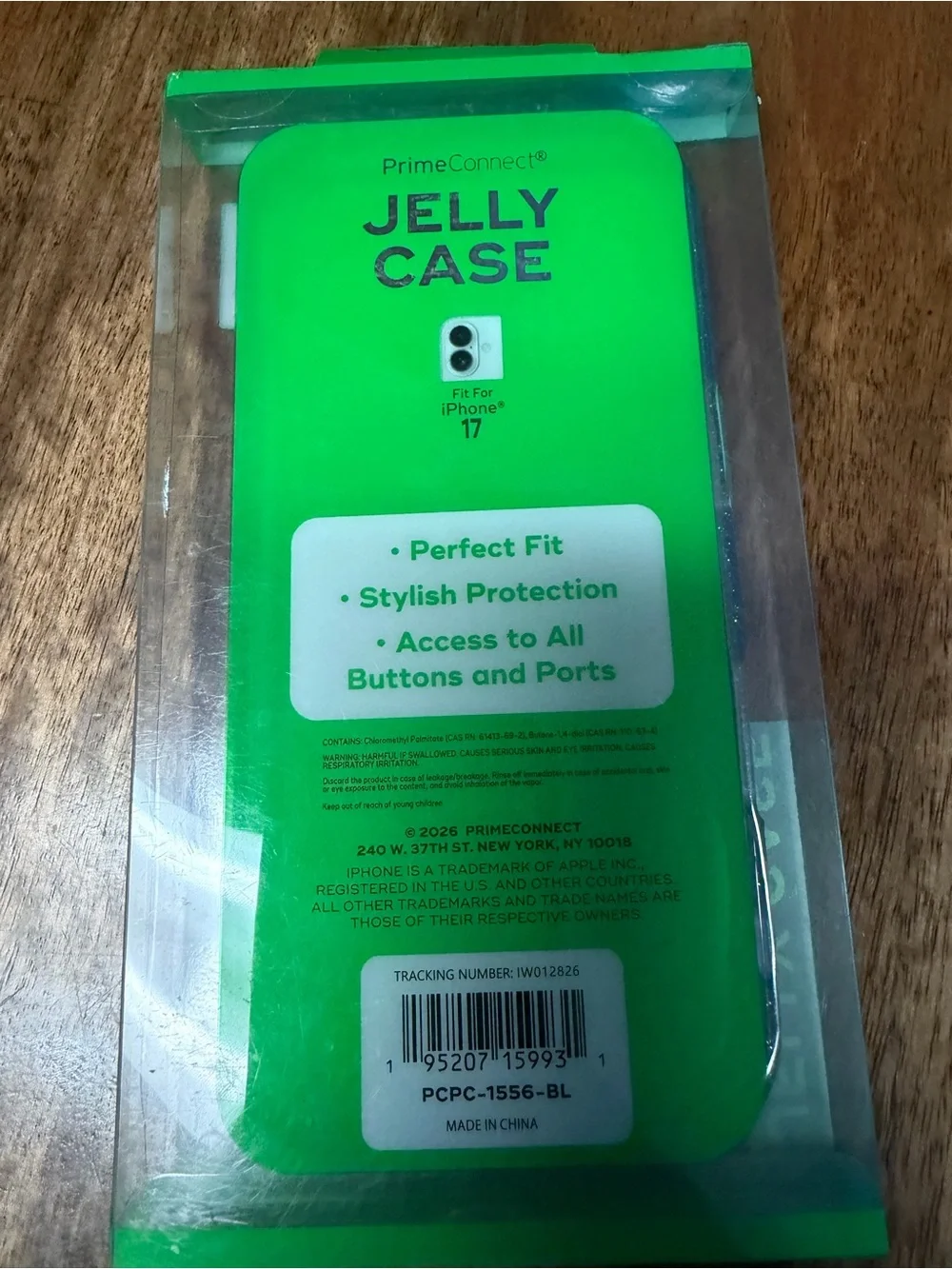 Blue Jelly Case for iPhone 17